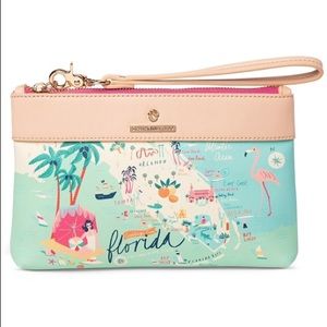 Spartina Greetings Florida Wristlet
